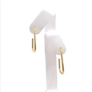 14K Gold Hoop-Like Earrings