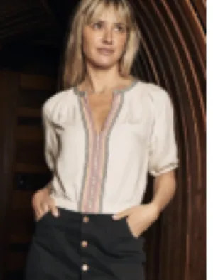 Archive Bea Peasent Blouse - White