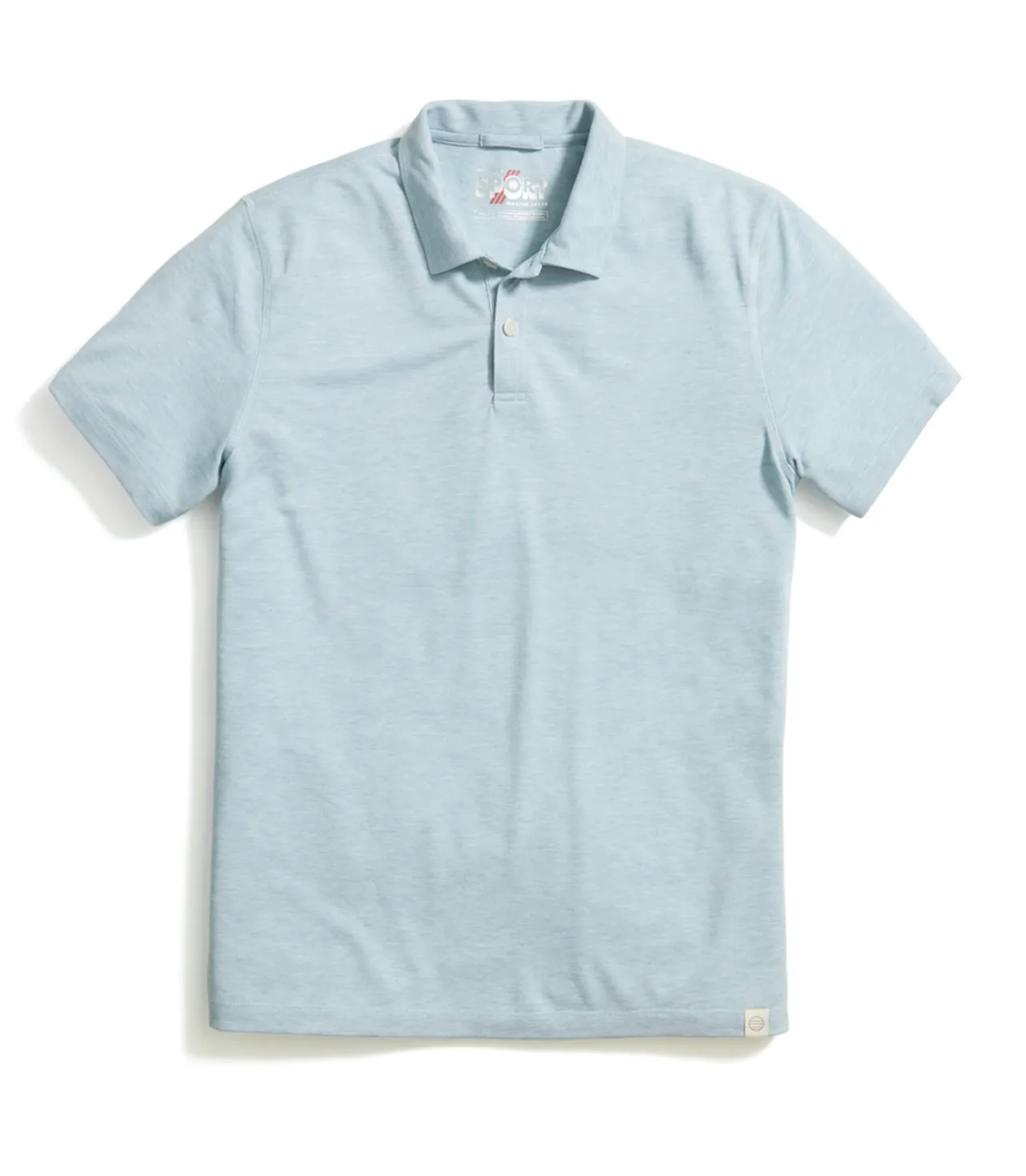 Cotton Pique Polo - China Blue