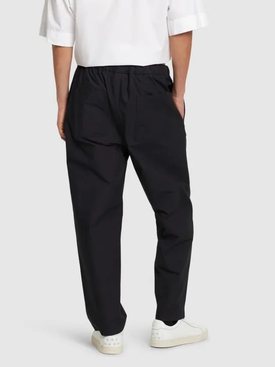 Jil Sander   Relaxed fit cotton pants 