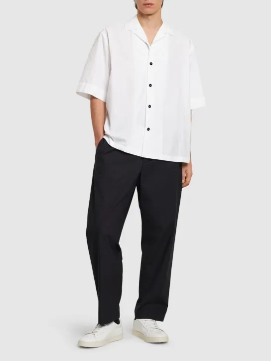 Jil Sander   Relaxed fit cotton pants 