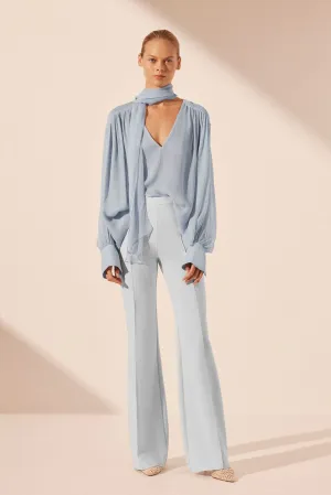 LANI BOOT CUT FLARED PANT - SKY LANI BOOT CUT FLARED PANT - SKY