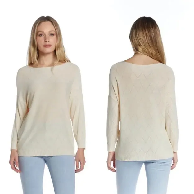 Lightweight cross pattern jumper