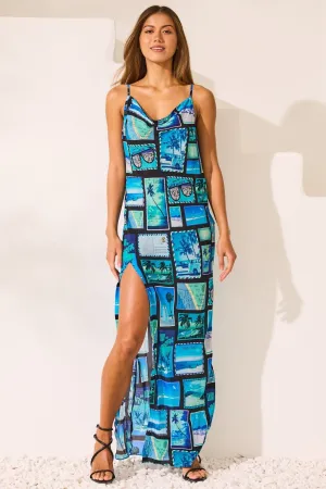 Postcards Slip Dress