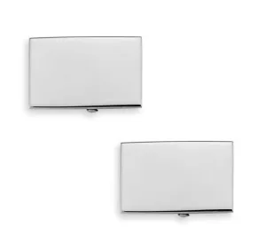 Rhodium Plated Hire Wear Cufflinks