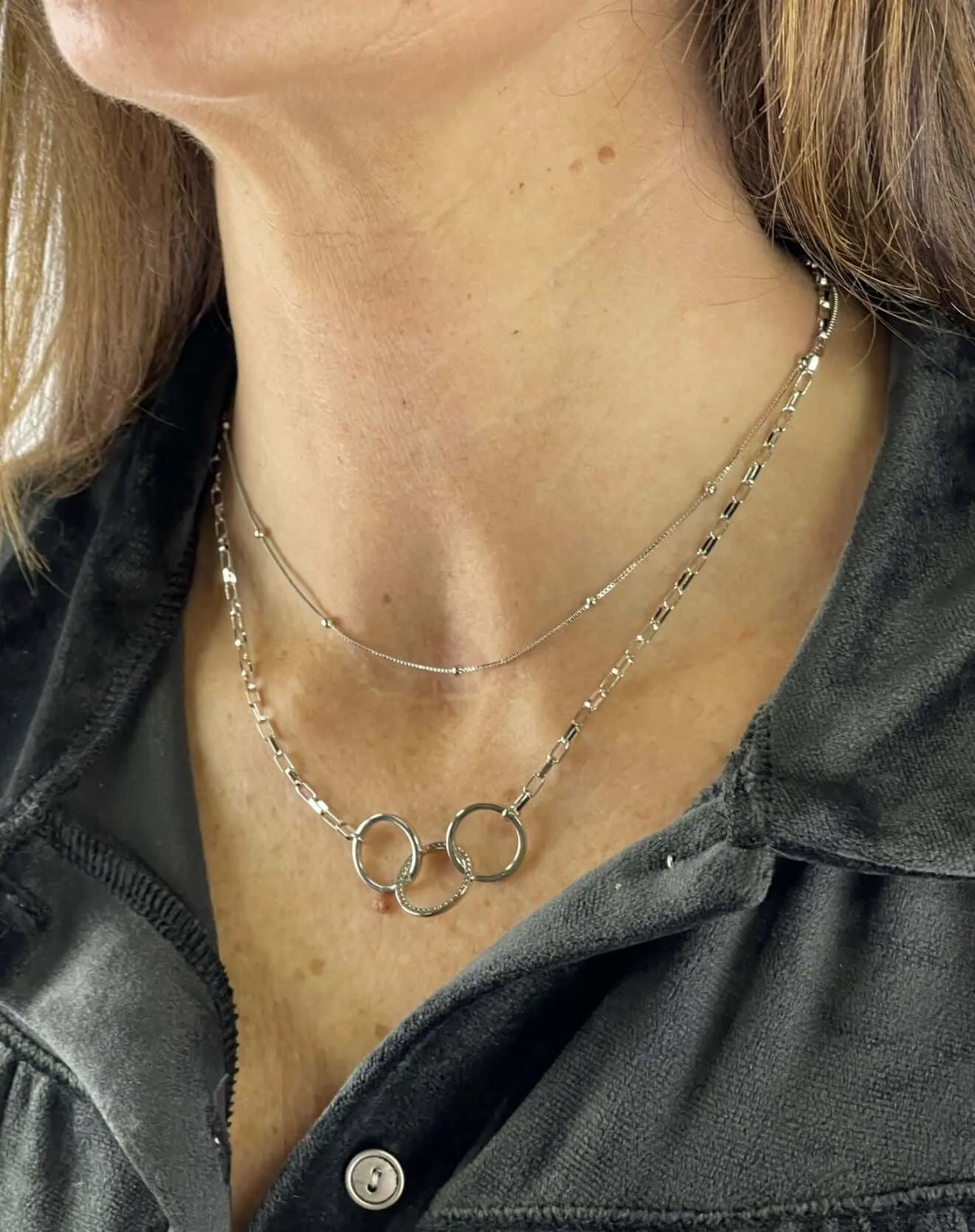 Virtuoso Double Layer Necklace